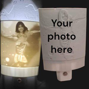 Personalized Picture Frame Nightlight Lithophane